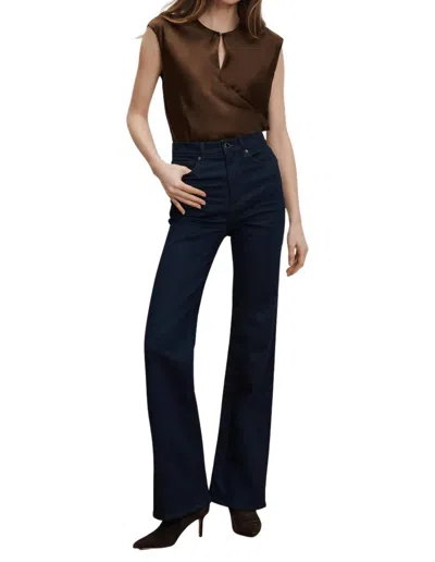 Veronica Beard Sparrow Silk Blouse In Walnut In Brown
