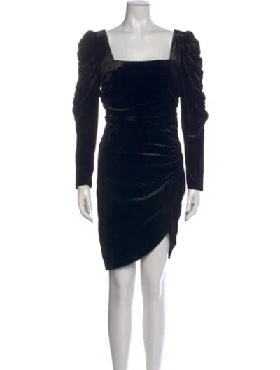 Pre-owned Veronica Beard Square Neckline Mini Dress W/ Tags In Black
