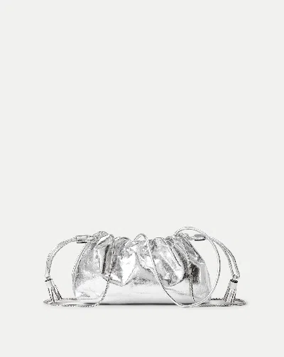 Veronica Beard Stash Bag In Silver
