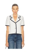 Veronica Beard Stovall Knit Jacket In White