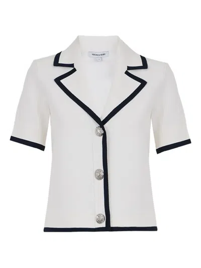 VERONICA BEARD STOVALL SHORT-SLEEVE KNITTED JACKET