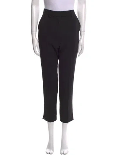 Pre-owned Veronica Beard Straight Leg Pants In Black