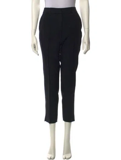 Pre-owned Veronica Beard Straight Leg Pants In Black