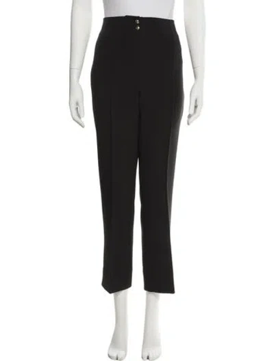 Pre-owned Veronica Beard Straight Leg Pants In Black