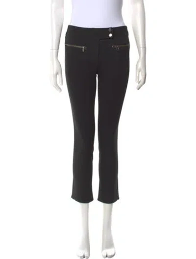 Pre-owned Veronica Beard Straight Leg Pants In Black