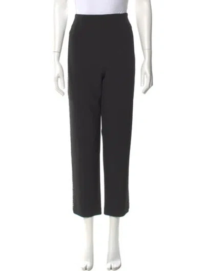 Pre-owned Veronica Beard Straight Leg Pants In Black