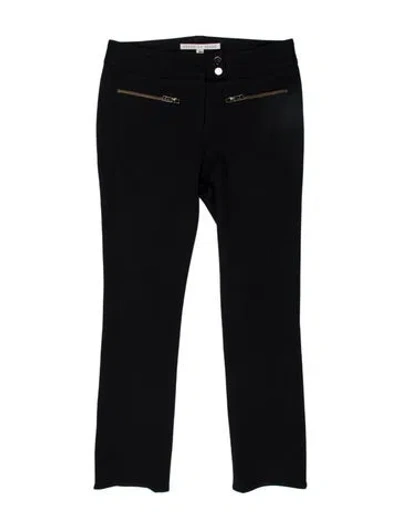 Pre-owned Veronica Beard Straight Leg Pants In Black