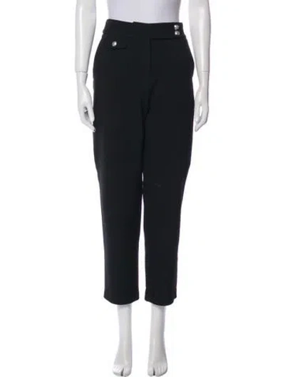 Pre-owned Veronica Beard Straight Leg Pants In Black
