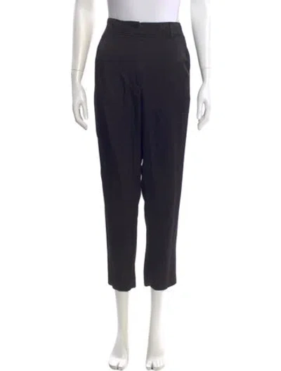 Pre-owned Veronica Beard Straight Leg Pants In Black