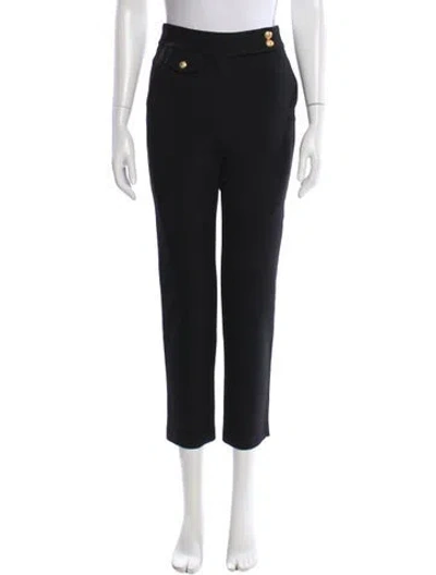 Pre-owned Veronica Beard Straight Leg Pants In Black