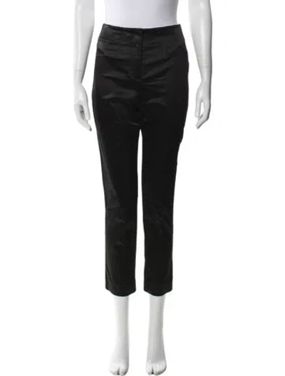 Pre-owned Veronica Beard Straight Leg Pants In Black