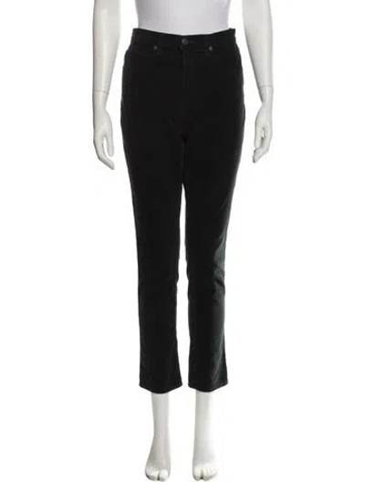 Pre-owned Veronica Beard Straight Leg Pants In Black
