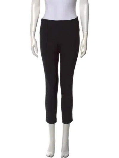 Pre-owned Veronica Beard Straight Leg Pants In Black