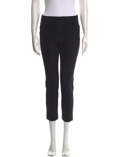 Pre-owned Veronica Beard Straight Leg Pants In Black