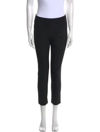 Pre-owned Veronica Beard Straight Leg Pants In Black