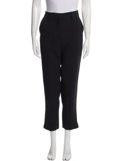 Pre-owned Veronica Beard Straight Leg Pants In Black