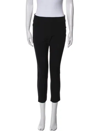 Pre-owned Veronica Beard Straight Leg Pants In Black