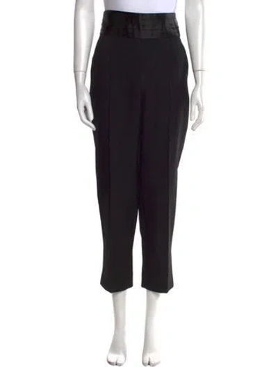Pre-owned Veronica Beard Straight Leg Pants In Black