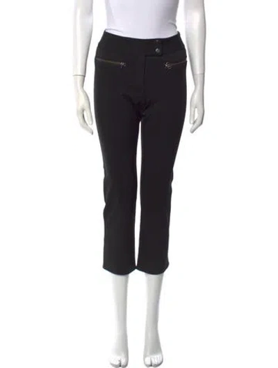 Pre-owned Veronica Beard Straight Leg Pants In Black