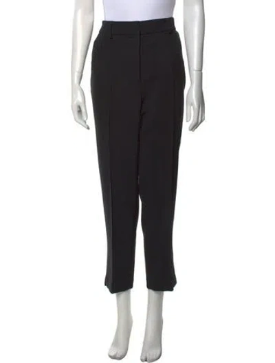 Pre-owned Veronica Beard Straight Leg Pants In Black