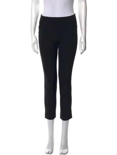 Pre-owned Veronica Beard Straight Leg Pants In Black