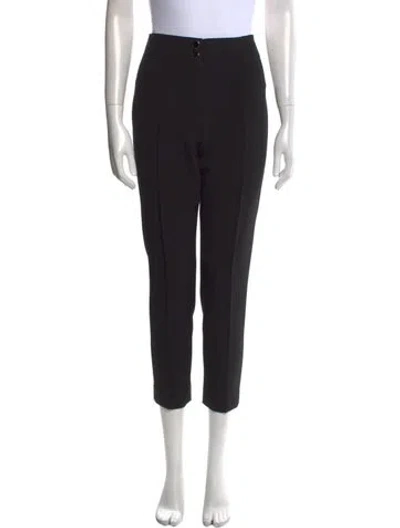 Pre-owned Veronica Beard Straight Leg Pants In Black