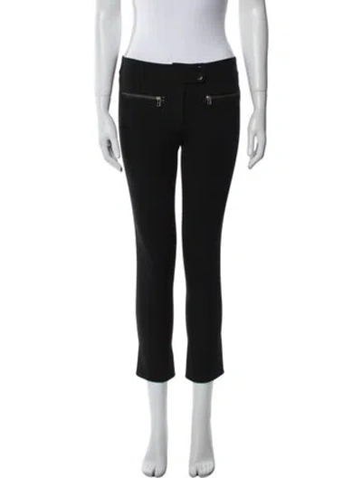 Pre-owned Veronica Beard Straight Leg Pants In Black