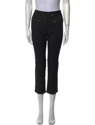 Pre-owned Veronica Beard Straight Leg Pants In Black
