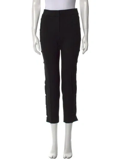 Pre-owned Veronica Beard Straight Leg Pants In Black