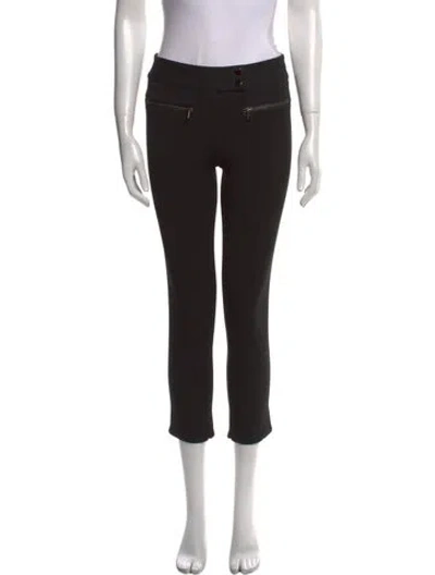 Pre-owned Veronica Beard Straight Leg Pants In Black