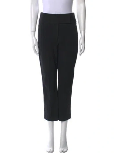 Pre-owned Veronica Beard Straight Leg Pants In Black