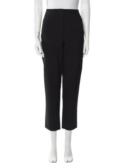 Pre-owned Veronica Beard Straight Leg Pants In Black