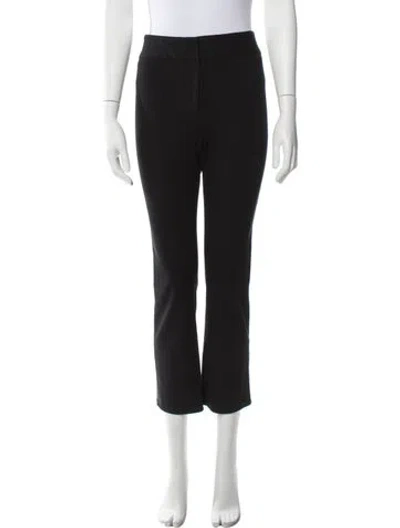 Pre-owned Veronica Beard Straight Leg Pants In Black