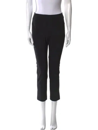 Pre-owned Veronica Beard Straight Leg Pants In Black