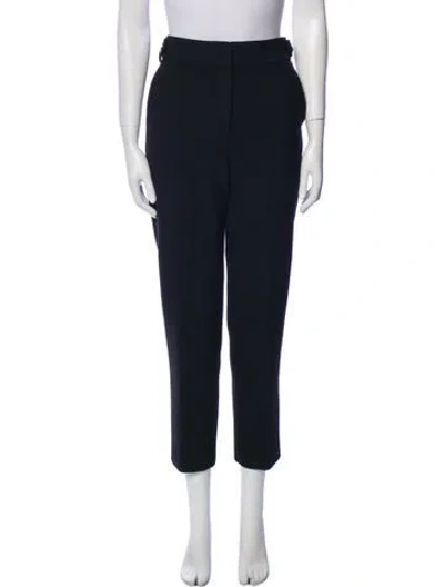 Pre-owned Veronica Beard Straight Leg Pants In Black