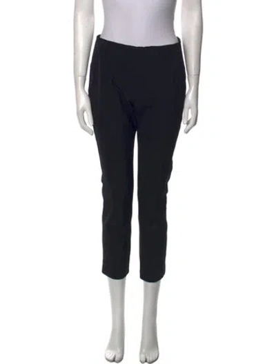 Pre-owned Veronica Beard Straight Leg Pants In Black