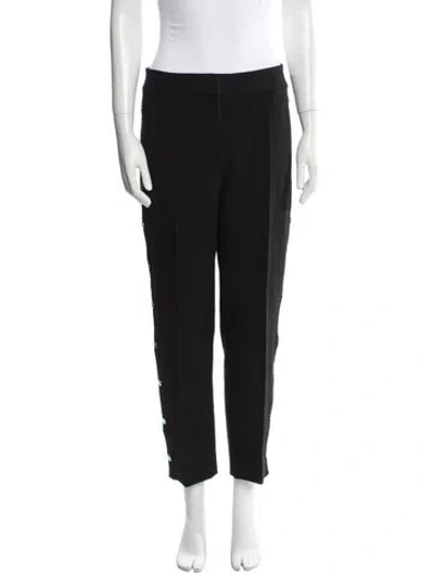 Pre-owned Veronica Beard Straight Leg Pants In Black