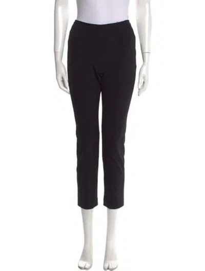 Pre-owned Veronica Beard Straight Leg Pants In Black