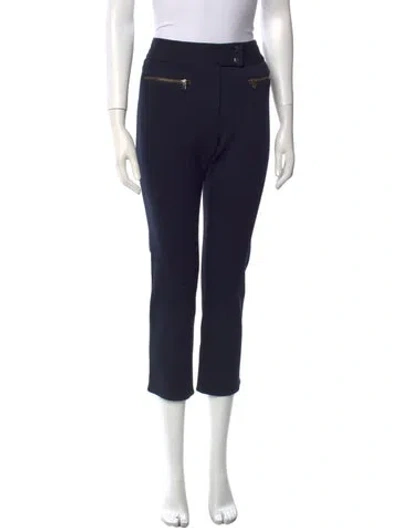 Pre-owned Veronica Beard Straight Leg Pants In Black