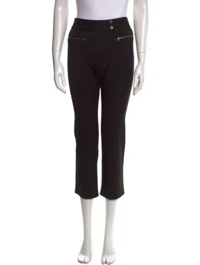 Pre-owned Veronica Beard Straight Leg Pants In Black