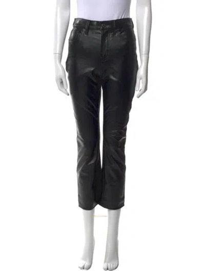 Pre-owned Veronica Beard Straight Leg Pants In Black