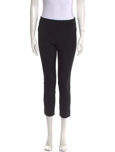 Pre-owned Veronica Beard Straight Leg Pants In Black