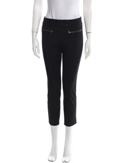 Pre-owned Veronica Beard Straight Leg Pants In Black