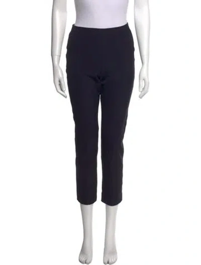 Pre-owned Veronica Beard Straight Leg Pants In Black