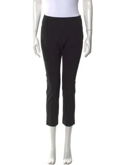 Pre-owned Veronica Beard Straight Leg Pants In Black