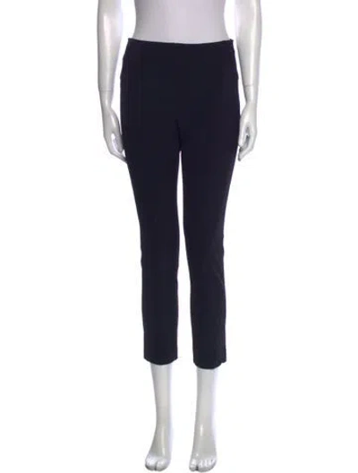 Pre-owned Veronica Beard Straight Leg Pants In Black