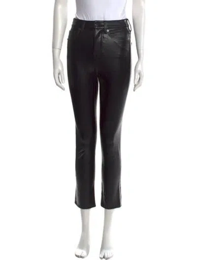 Pre-owned Veronica Beard Straight Leg Pants In Black