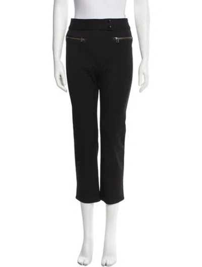 Pre-owned Veronica Beard Straight Leg Pants In Black