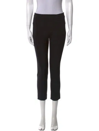 Pre-owned Veronica Beard Straight Leg Pants In Black
