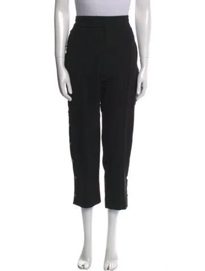 Pre-owned Veronica Beard Straight Leg Pants In Black